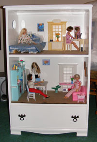 Make a Barbie Doll House Using a Recycled Dresser